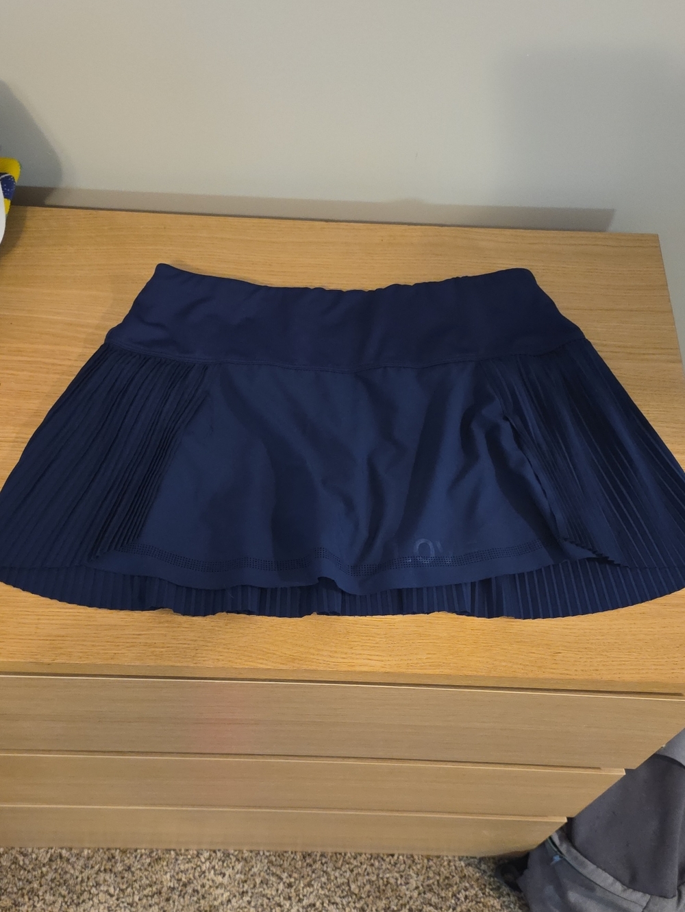 Lucky in Love Navy Pleated Skater Tennis Skirt